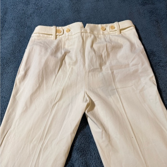 BCBGMaxAzria white flare mid rise Trousers XS - Picture 4 of 6